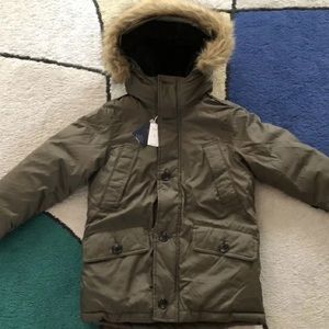 NWT GAP PARKA S 6/7 MOSS